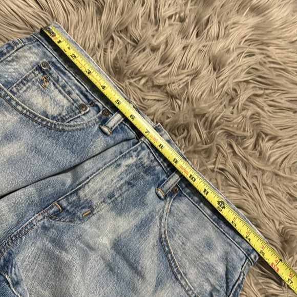 EUC RL Polo Crosby Short Denim Cutoff Shorts-Sz 26-77% Cotton-Raw Hem-Distressed - Picture 14 of 16